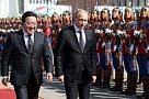 Глава Тувы Шолбан Кара-оол в составе официальной делегации Президента РФ Владимира Путина находится в Монголии